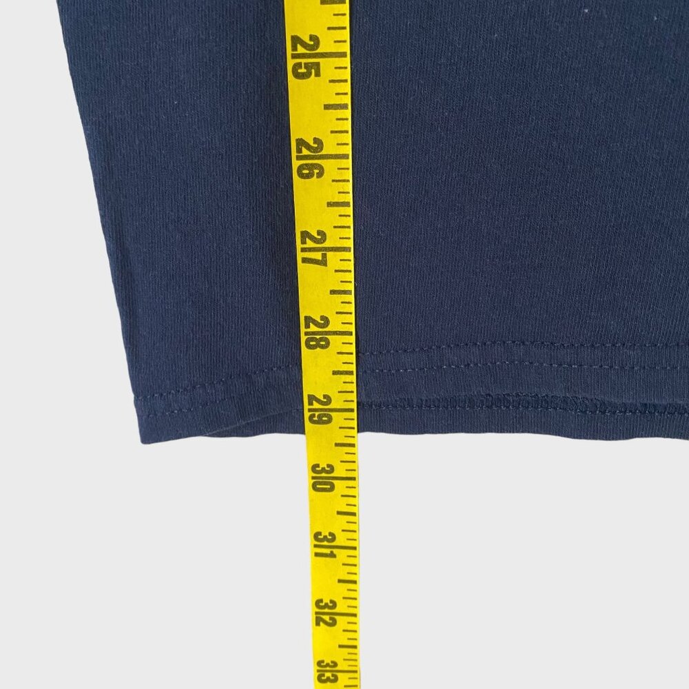 Y2K Wolf Pack Full Moon T-Shirt Men's XL Blue Graphic Short-Sleeve Nature Tee - Picture 10 of 10